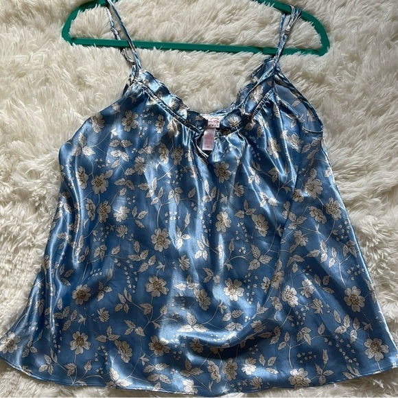 Oscar‎ De La Renta Floral Camisole Cami Coquette Balletcore Lingerie Top Size M - Picture 6 of 8